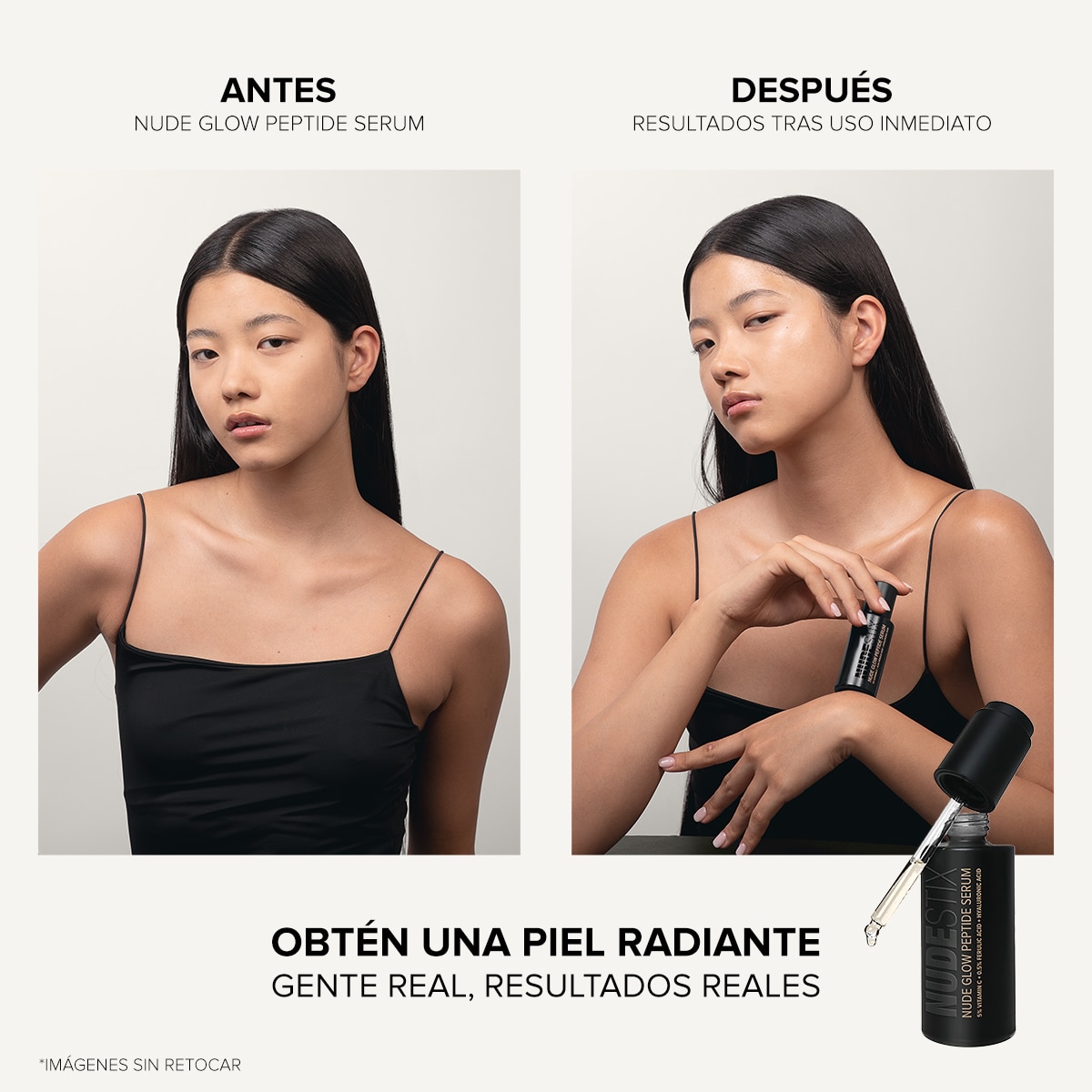 NUDE GLOW PEPTIDE SERUM (SUERO MULTI-USOS PARA ROSTRO)